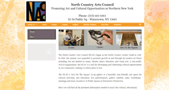 Desktop Screenshot of nnyart.org